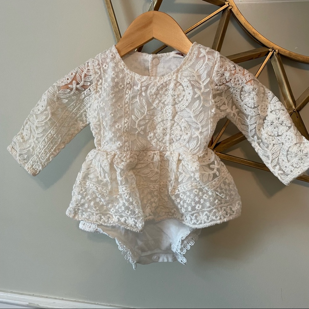 12 M Bohemian cake smash dress